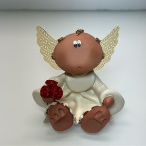 Angel Cheeks Guardian Angel 29400 'Angel with Roses' Kirk’s Kritters Russ Figure